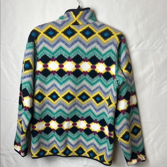 Patagonia Synchilla Snap t Timber Twist Multicolor Fleece Pullover size med - Picture 6 of 9